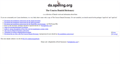 Desktop Screenshot of da.speling.org